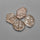 Peach Moonstone Mughal Carvings Lot
