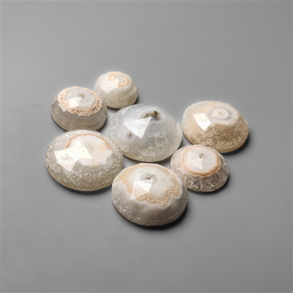 Rose Cut Solar Eye Quartz Lot