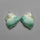 Green Aventurine Butterfly Wings Carving Pair