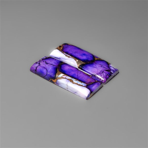 Violet Dahlia Purple Mohave Turquoise Pair