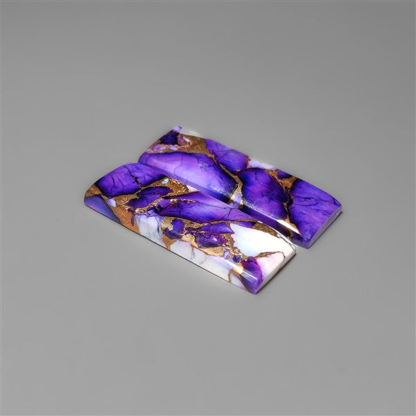 Violet Dahlia Purple Mohave Turquoise Pair