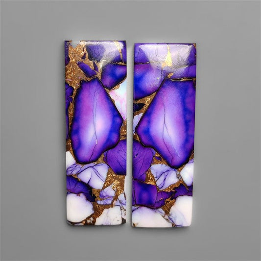 Violet Dahlia Purple Mohave Turquoise Pair