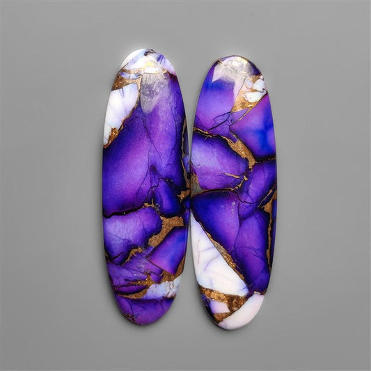 Violet Dahlia Purple Mohave Turquoise Pair