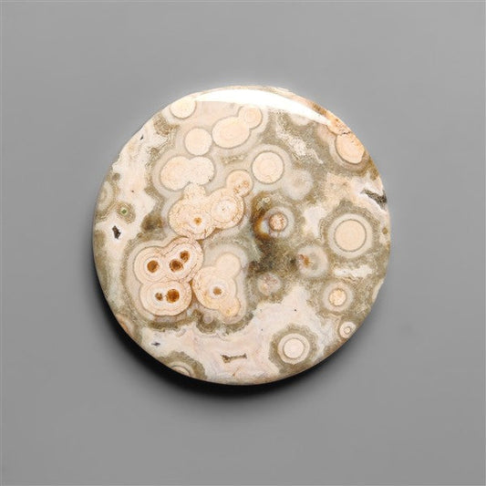 Orbicular Ocean Jasper Cabochon