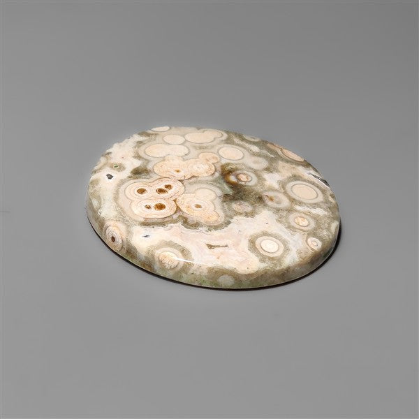 Orbicular Ocean Jasper Cabochon