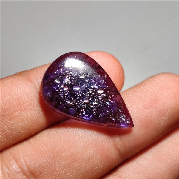 Bloodshot Iolite Sunstone Cabochon AAA