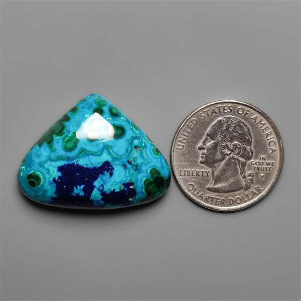 Azurite,Malachite And Chrysocolla Cabochon