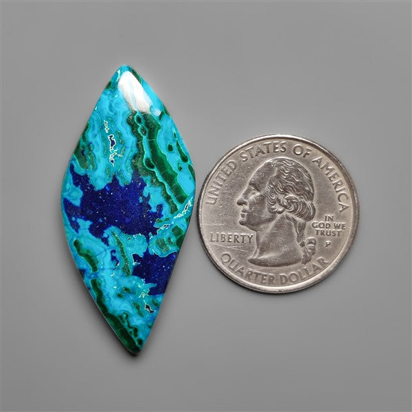 Azurite,Malachite And Chrysocolla Cabochon