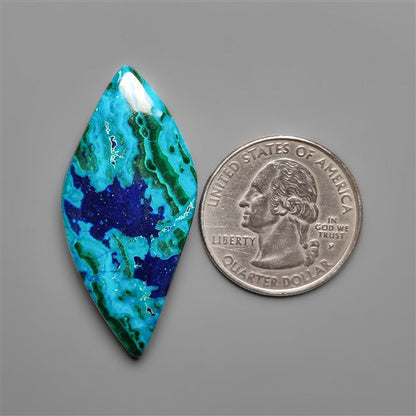 Azurite,Malachite And Chrysocolla Cabochon