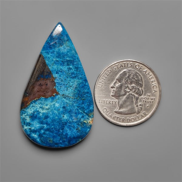 Rare Deep Blue Azurite Cabochon