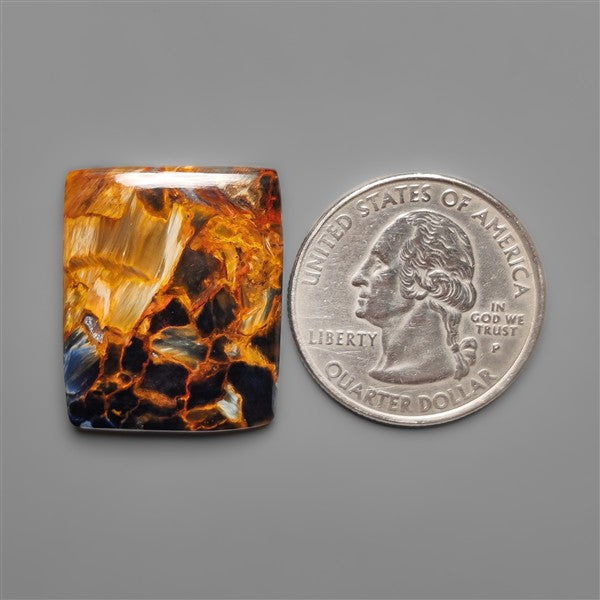 Golden Pietersite Cabochon