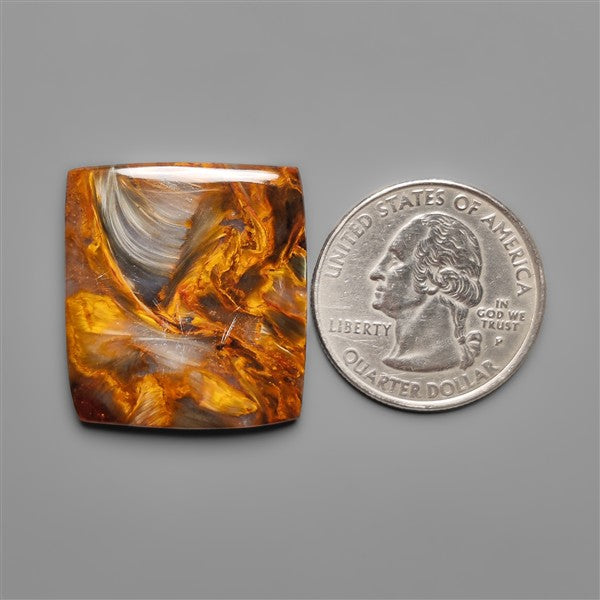 Golden Pietersite Cabochon