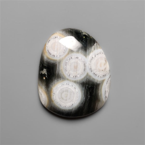 Orbicular Ocean Jasper Cabochon