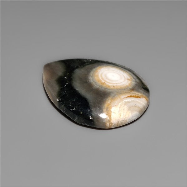 Orbicular Ocean Jasper Cabochon