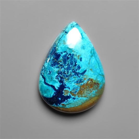 Azurite Shattuckite Cabochon