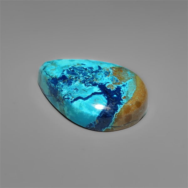 Azurite Shattuckite Cabochon