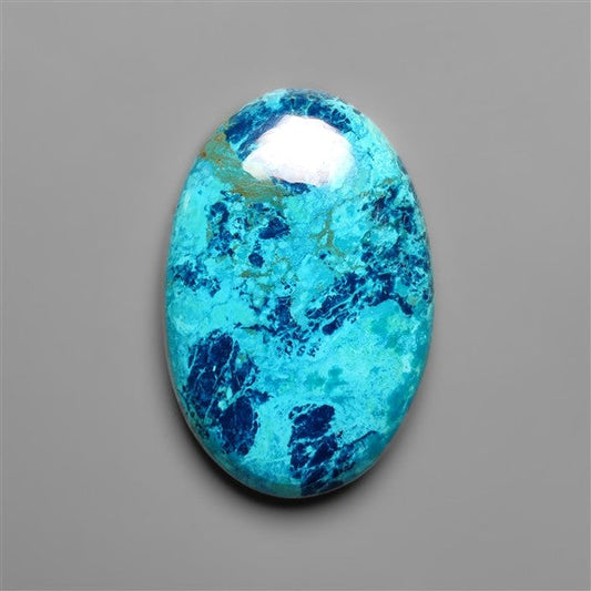 Azurite Shattuckite Cabochon