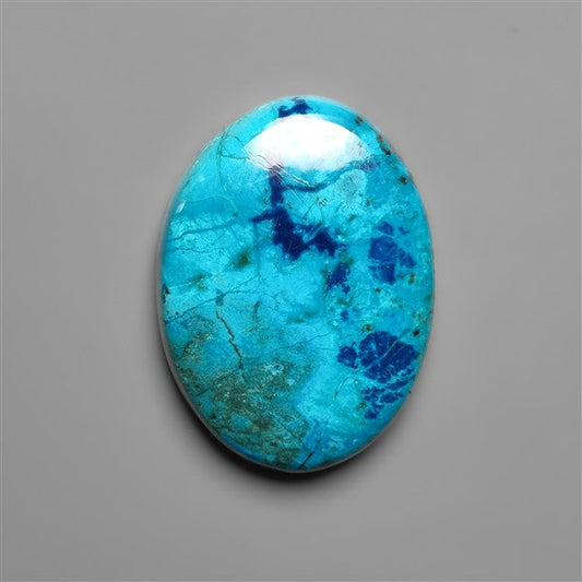Azurite Shattuckite Cabochon