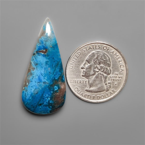 Rare Deep Blue Azurite Cabochon