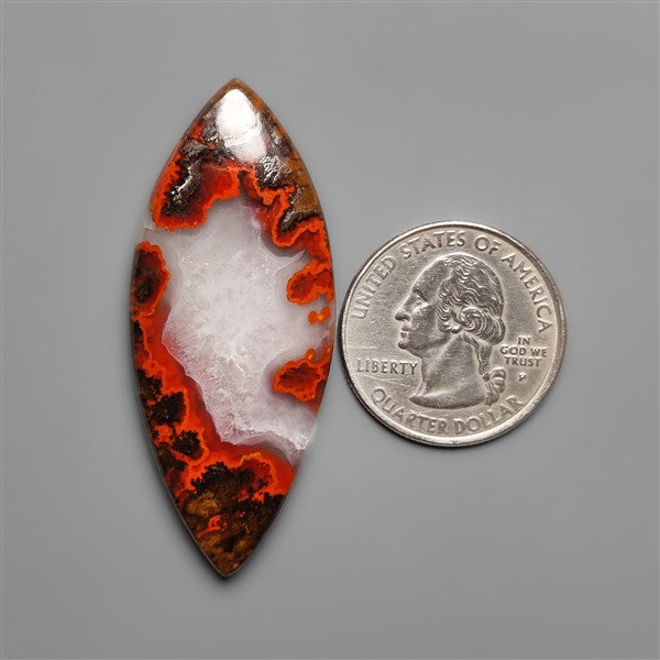 Moroccan Seam Agate Cabochon