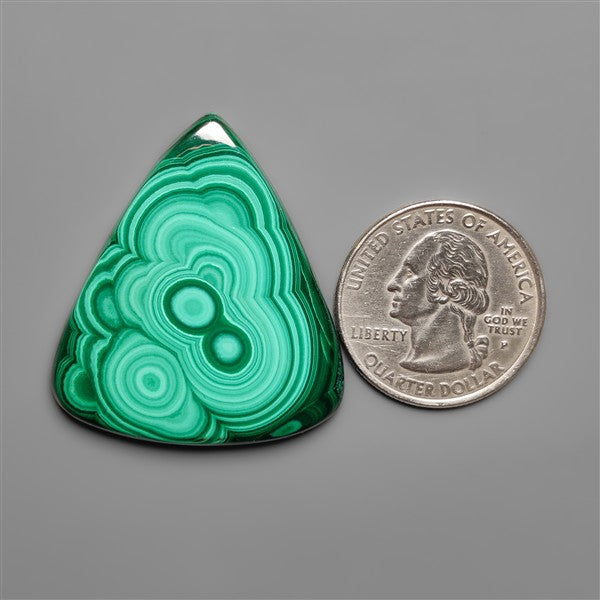 Botryoidal Malachite Cabochon
