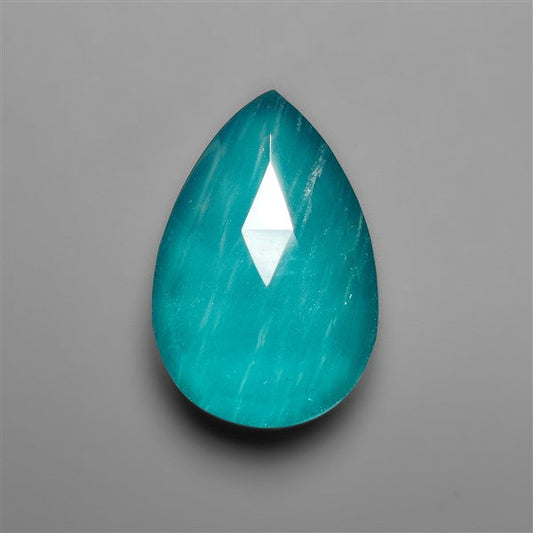 Rose Cut Himalayan Quartz With Peruvian Ice Amazonite Doublet