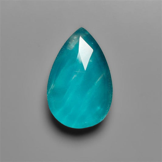 Rose Cut Himalayan Quartz With Peruvian Ice Amazonite Doublet