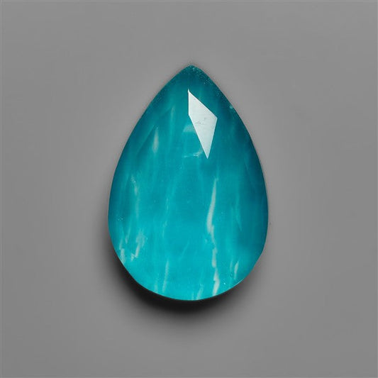 Rose Cut Himalayan Quartz With Peruvian Ice Amazonite Doublet