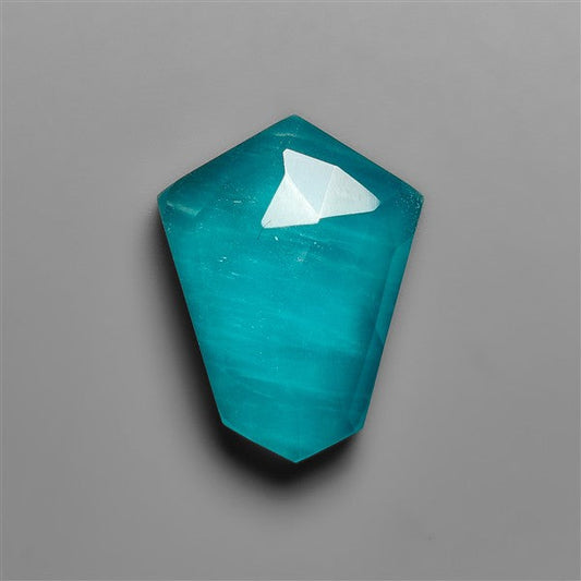 Rose Cut Himalayan Quartz With Peruvian Ice Amazonite Doublet