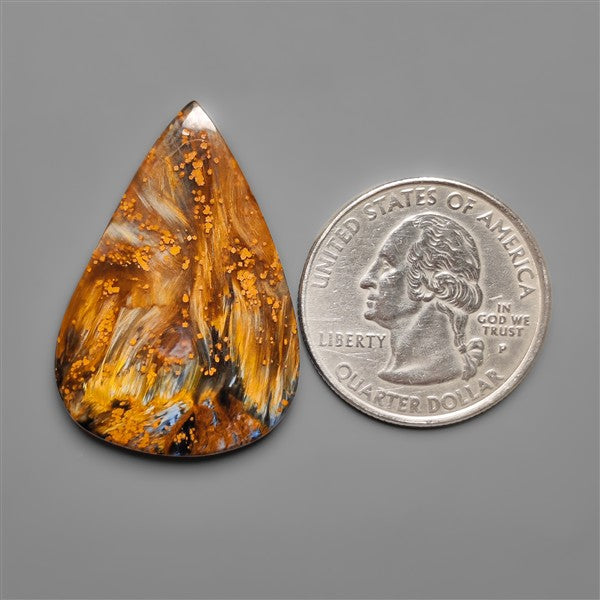 Golden Pietersite In Matrix Cabochon