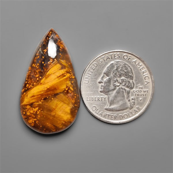 Golden Pietersite In Matrix Cabochon