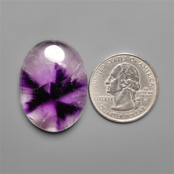 Trapiche Amethyst Cabochon