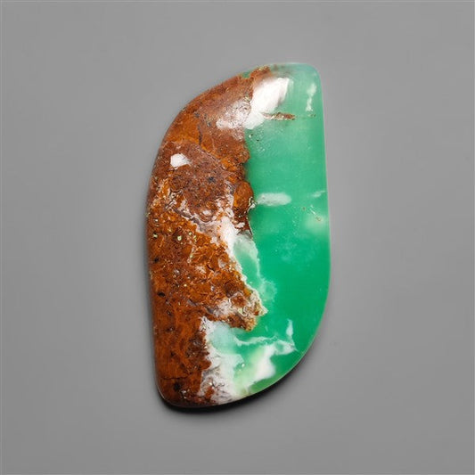 Bi-Color Australian Boulder Chrysoprase Cabochon