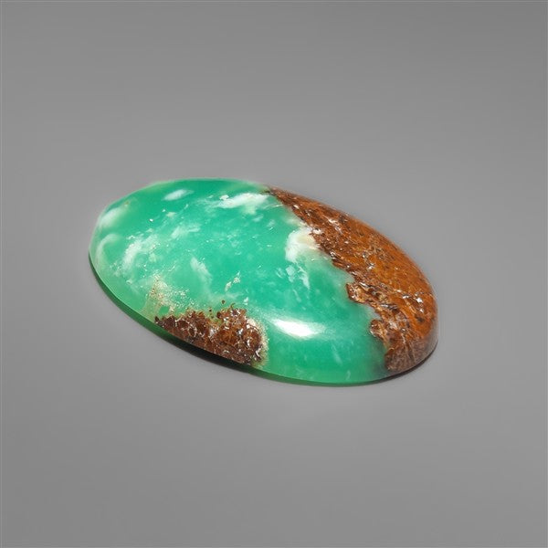 Bi-Color Australian Boulder Chrysoprase Cabochon