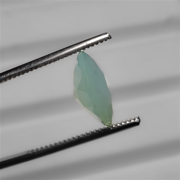 Faceted Aqua Chalcedony Hexagonal Facets