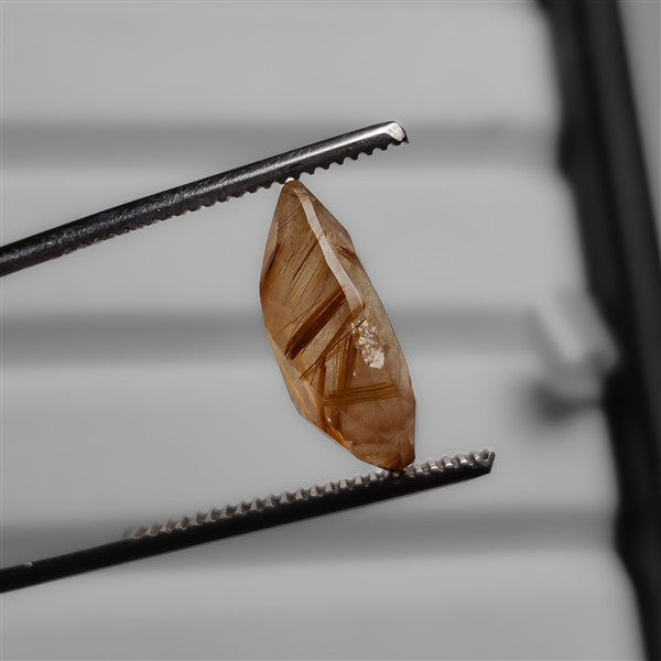 Faceted Golden Rutilated Quartz