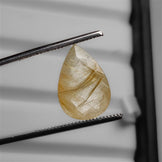 Faceted Golden Rutilated Quartz