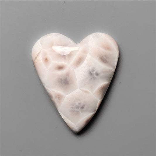 Thomsonite Heart Carving