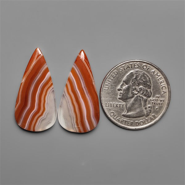 Lake Superior Agates Pair