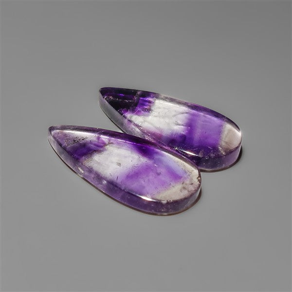 Amethyst Lace Quartz Pair