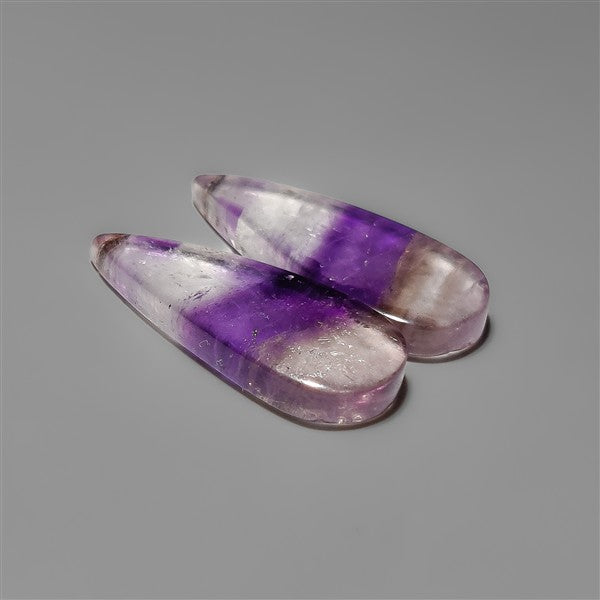 Amethyst Lace Quartz Pair