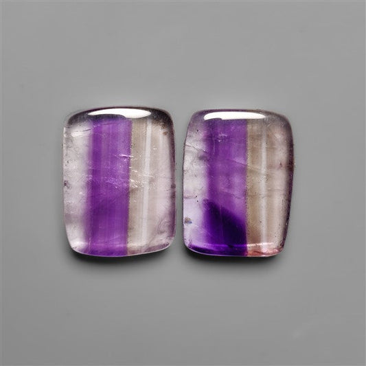 Amethyst Lace Quartz Pair