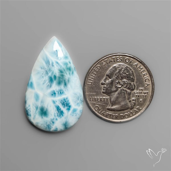 High Grade Larimar Cabochon