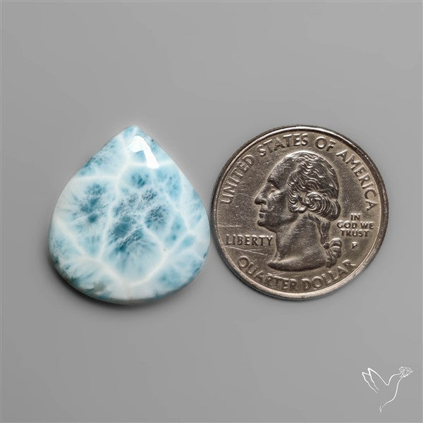High Grade Larimar Cabochon