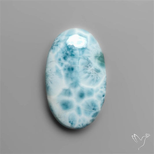 High Grade Larimar Cabochon