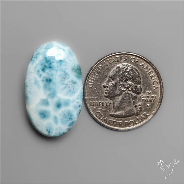 High Grade Larimar Cabochon