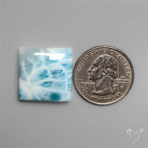 High Grade Larimar Cabochon