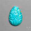 Kingman Turquoise Mughal Carving