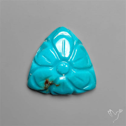 Kingman Turquoise Mughal Carving