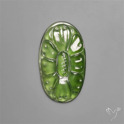 Gemmy Serpentine Mughal Carving